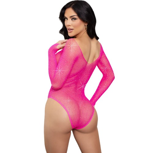 Leg Avenue Long Sleeve Body Fuchsia Fashion