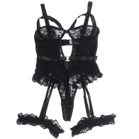 Sublime Teddy with Lace and Garters