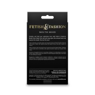 White Nylon Mouth Opening Hood