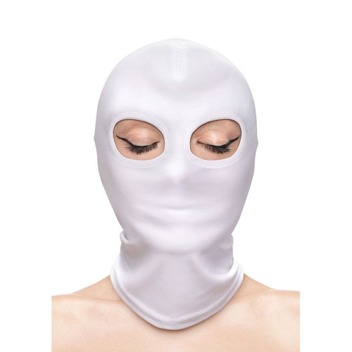 Fetish & Fashion Eye Opening Hood White - Exciting BDSM Accessory