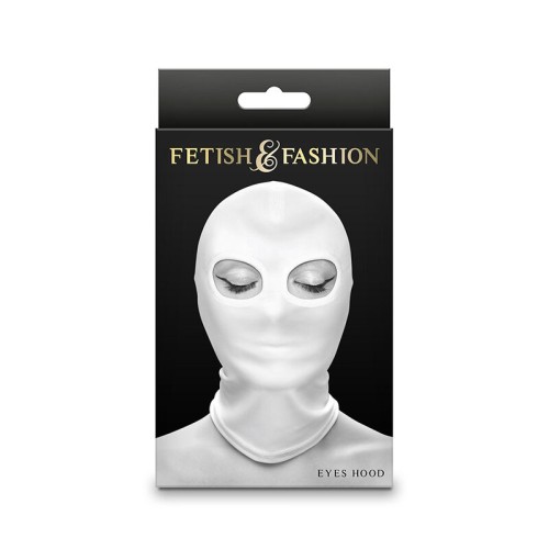 Fetish & Fashion Pasamontañas Apertura De Ojos Blanco - Accesorio BDSM Emocionante