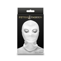 Fetish & Fashion Pasamontañas Apertura De Ojos Blanco - Accesorio BDSM Emocionante