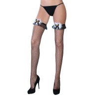 Livco Corsetti Pearl Black CF 17277 Stockings Black S/L