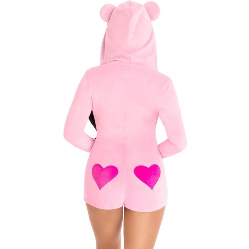 Sweetheart Bear Velvet Bodysuit S