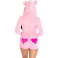 Sweetheart Bear Velvet Bodysuit S