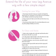 Leg Avenue Glow in the Dark Bob Wig for Standout Style