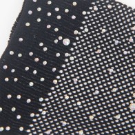 Guantes Transparentes Con Brillo Negro