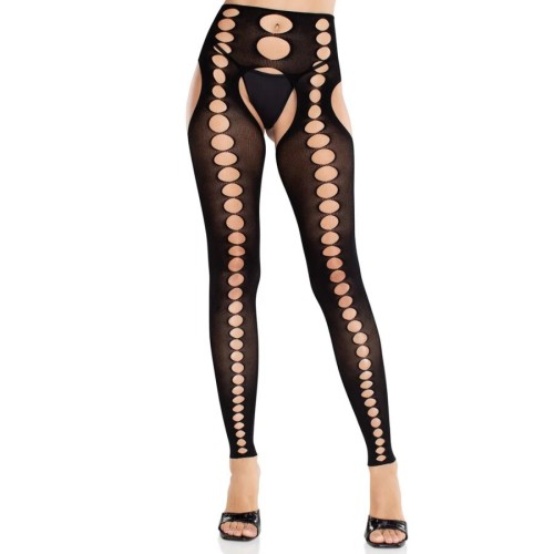 Leg Avenue Seamless Opaque Stockings Black