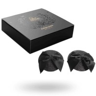 Cubrepezones Brillantes Con Lazo Bijoux Burlesque para Seducción