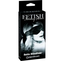 Máscara Satinada Negra Fetish Fantasy para Juegos Sensuales