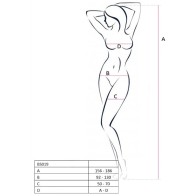 Body de Red Negro Sexy Passion