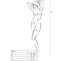 Passion Woman Bodystocking BS031 Red - Seductive Lingerie