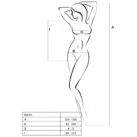 Passion Woman Bodystocking BS035 Black One Size
