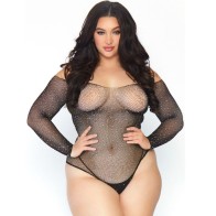 Leg Avenue Crystalized Fishnet Bodystocking