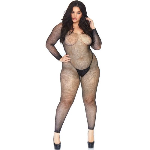 Leg Avenue Seamless Long Sleeve Bodystocking for Elegant Seduction