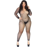 Leg Avenue Seamless Long Sleeve Bodystocking for Elegant Seduction