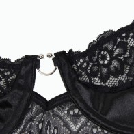 Subblime Corset and Belt Set Black