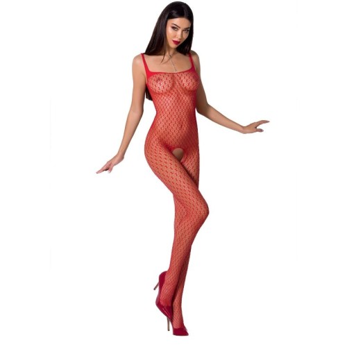Passion Woman Bs071 Bodystocking Red One Size