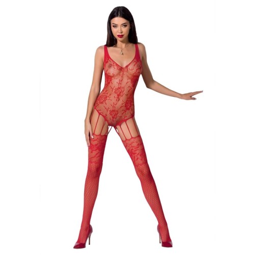 Passion Woman BS074 Bodystocking One Size Red