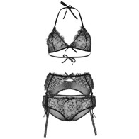 Leg Avenue Three Piece Sparkly Set for Seductive Nights