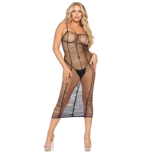 Leg Avenue Horizontal Lines Dress for Feminine Appeal