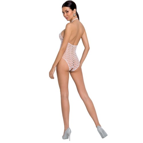 Passion Woman Bs087 Bodystocking Blanco Talla única