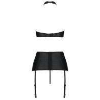 Passion Nancy Eco Leather Lingerie Set for Bold Seduction