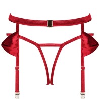 Obsessive Rubinesa Suspender Set