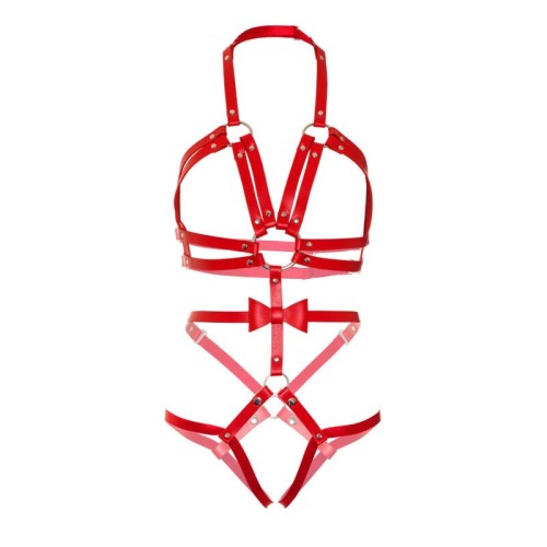 Leg Avenue Kink Teddy Vegan Leather Harness