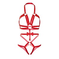 Leg Avenue Kink Teddy Vegan Leather Harness