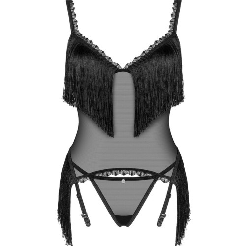 Obsessive Sherila Corset & Thong M/L - Elegant Lingerie