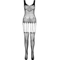Passion Eco Collection Bodystocking BS001 Black