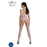Passion Eco Collection Bodystocking White for Eco-Friendly Style
