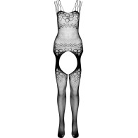 Passion Eco Collection Bodystocking BS004 Red for Sustainable Elegance