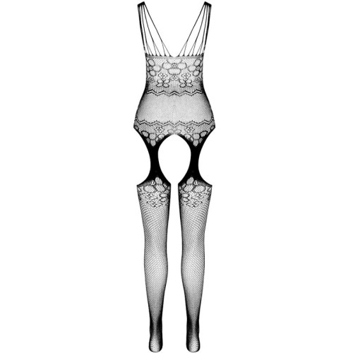 Passion Eco Collection Bodystocking BS004 Red for Sustainable Elegance