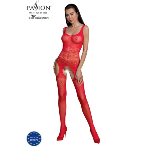 Passion Eco Collection Bodystocking BS005 Red