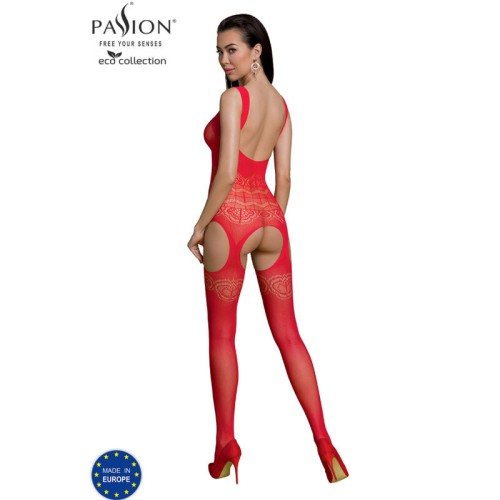 Passion Eco Collection Bodystocking BS005 Red