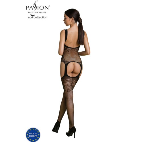 Passion Eco Collection Bodystocking Eco Bs008 Black