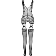 Passion Eco Bodystocking BS009 Black | Eco-Friendly Lingerie