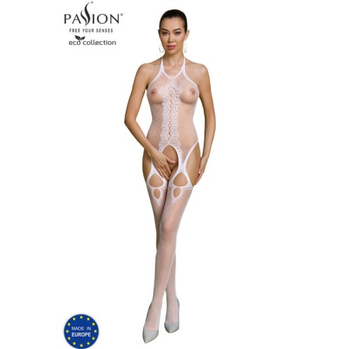 Passion Eco Collection Bodystocking Eco BS013 White | Eco Fashion