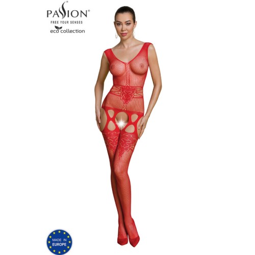 Passion Eco Collection Bodystocking Red - Sustainable Fashion