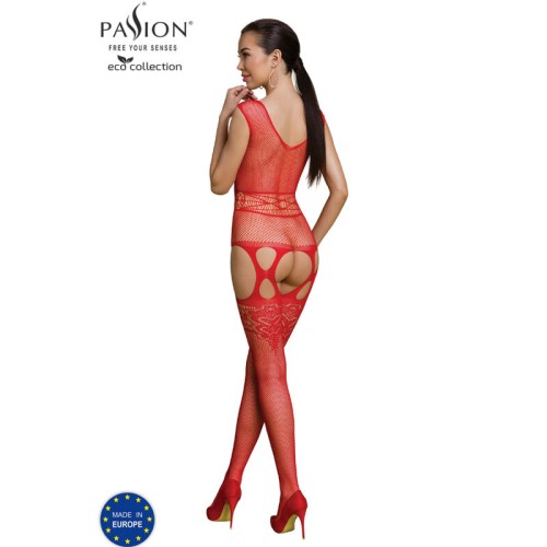 Passion Eco Collection Bodystocking Red - Sustainable Fashion