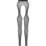 Passion Eco Collection Bodystocking S003 Black - Eco-Friendly Elegance