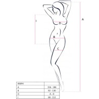 Passion - Bodystocking Rojo Talla Única