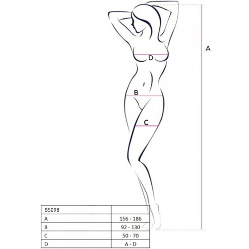 Passion Bodystocking Red - One Size Sensual Wear