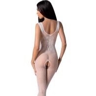 Passion BS098 White Bodystocking One Size