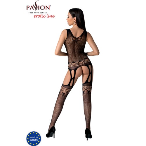 Passion Bs099 Bodystocking Black One Size - Sensual Lingerie