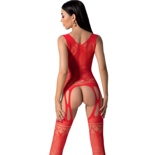 Passion BS099 Bodystocking Red One Size