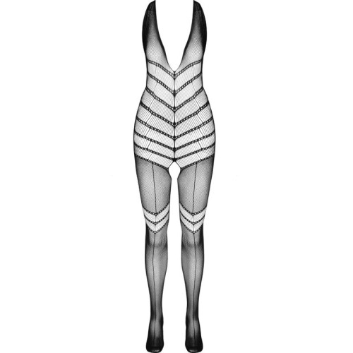 Passion Bs100 Bodystocking Negro - Sensual y Cautivador