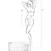 Passion BS101 Red Bodystocking